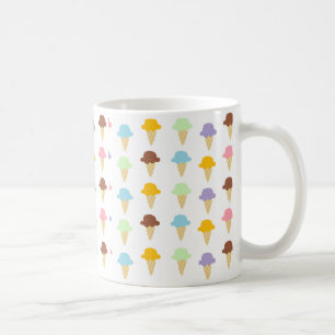 Bunte Eistüten Kaffeetasse