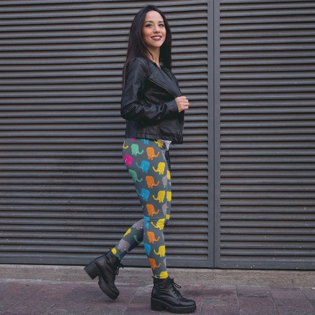 bunte Elefanten Leggings (Von Creator hochgeladen)