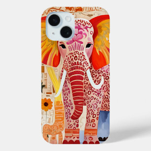 Bunte Elefantencollage-Kunst Case-Mate iPhone Hülle