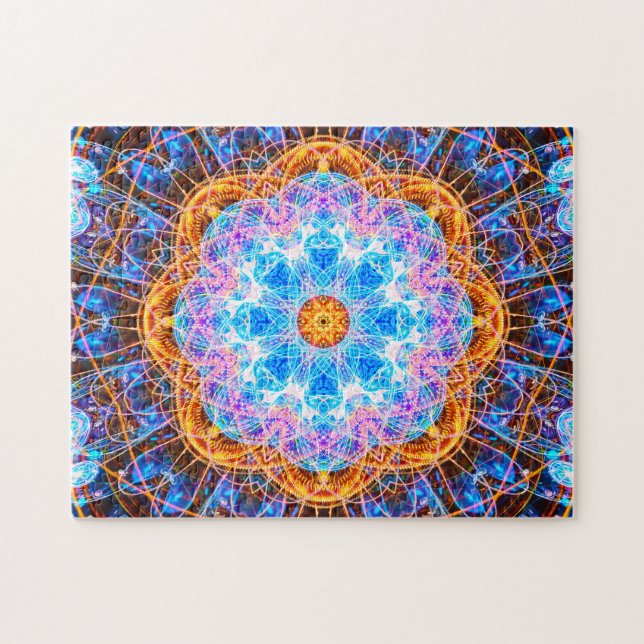Bunte Energie-Mandala entspannendes | (Horizontal)
