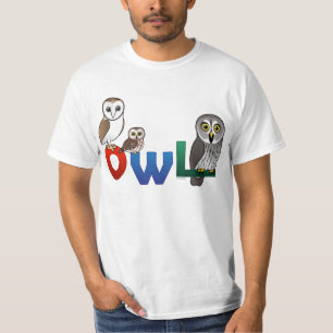 Bunte Eule T-Shirt