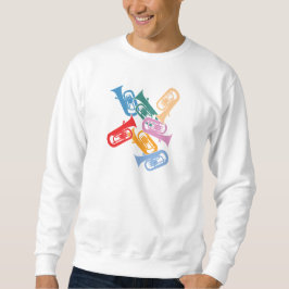 Bunte Euphoniums Sweatshirt