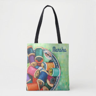 "Bunte Faden-" kundenspezifische Taschen-Tasche Tasche