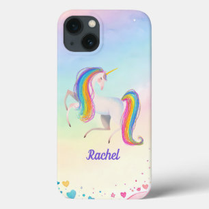 Bunte Fantasie Einhorn für kleine Mädchen Case-Mate iPhone Hülle