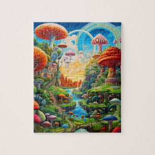 Bunte Fantasie Magie Surreal Land