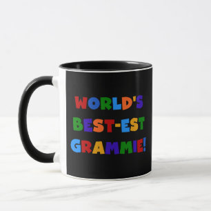 Bunte Farben Weltbeste Oma Geschenke Tasse