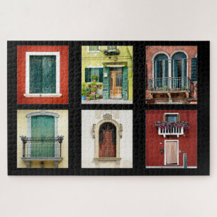 Bunte Fenster Italien