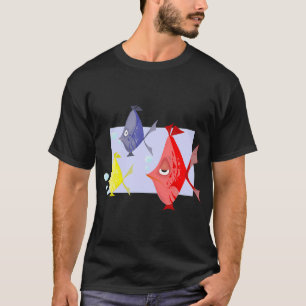 Bunte Fische im Wasser T-Shirt