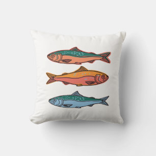 Bunte Fische Kissen