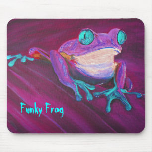 Bunte flippige FroschMausunterlage Mousepad