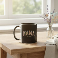 Bunte Florale Mama-Varsity-Mutterschaft-Kunst