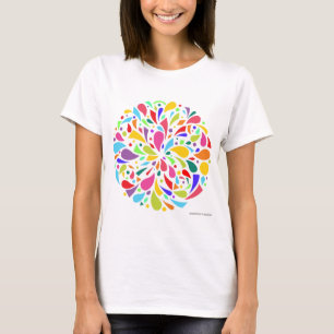 Bunte Form-Explosion T-Shirt