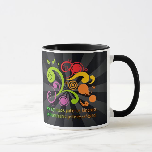 Bunte Formen, Frucht des Geistes Tasse (Rechts)