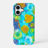 Bunte Frosch-Regenbogen-Wasser-Handyhülle