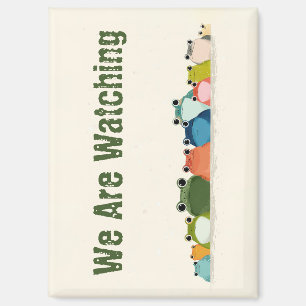 Bunte Frösche Reihe – Süße Minimals Tierkunst Magnet