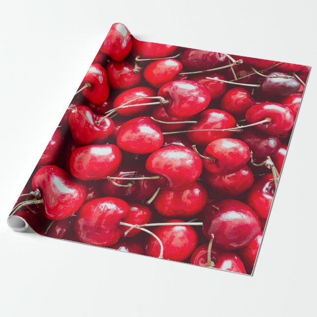 Bunte Früchte Geschenkpapier (Ungerollt)