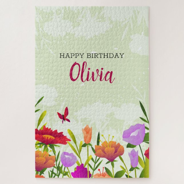 Bunte Frühlingsblumen (Vertikal)