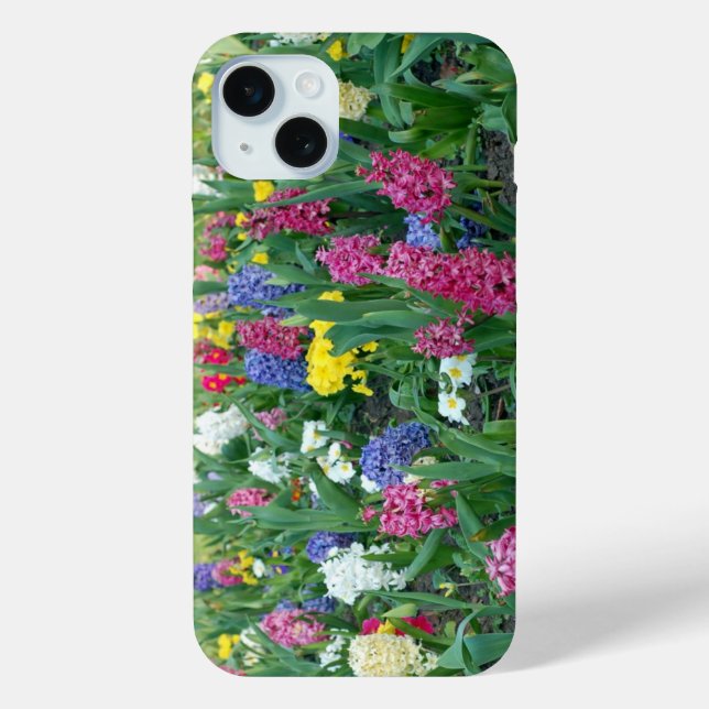 Bunte Frühlingsblumen Case-Mate iPhone Hülle (Rückseite)