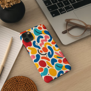 Bunte Funky Amorphe Formen Kunst Muster Case-Mate iPhone Hülle