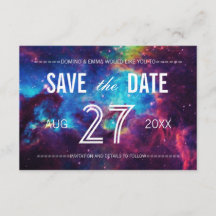 Bunte Galaxie Save the Date