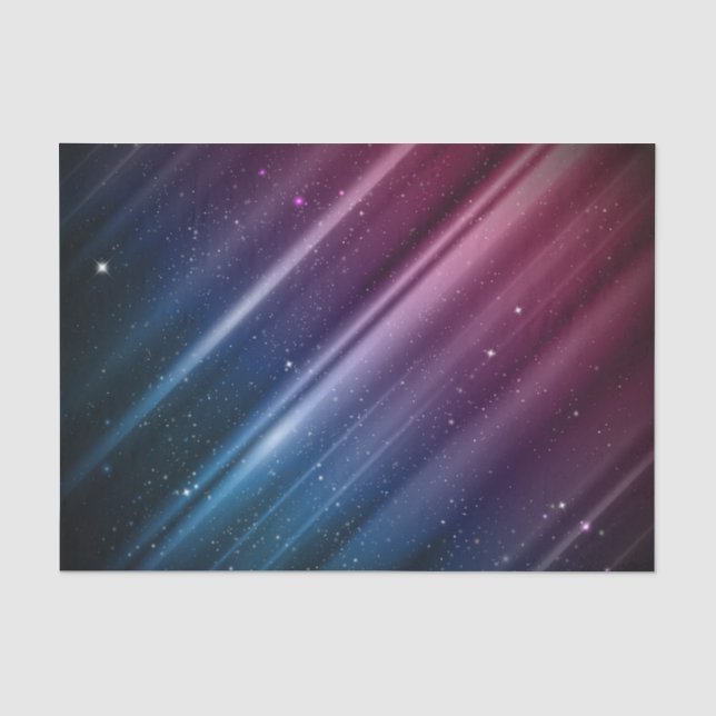 Bunte Galaxie Seidenpapier (Vorderseite)
