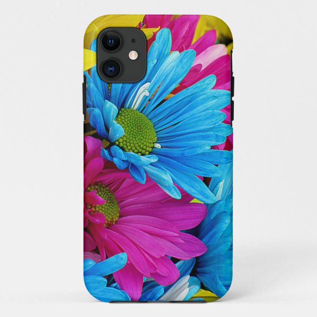 Bunte Gänseblümchen Case-Mate iPhone Hülle (Rückseite)