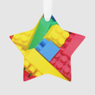 Bunte Gebäude-Blöcke Ornament