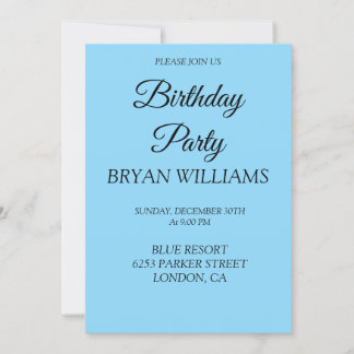 Bunte Geburtstagsfeier Einladung