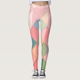 bunte Geometrie der Leggings