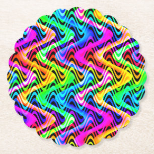 bunte Gewebe Untersetzer