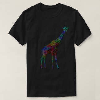 Bunte Giraffe T-Shirt