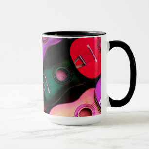 Bunte Gitarren Tasse