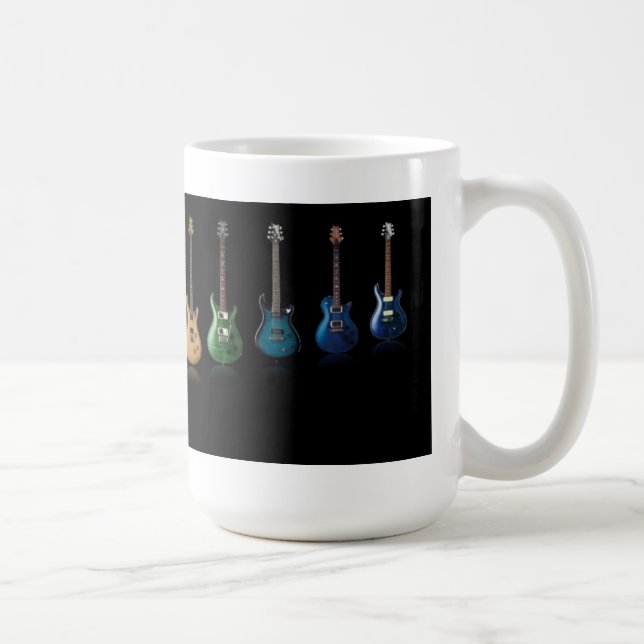 Bunte Gitarren-Tasse Kaffeetasse (Rechts)