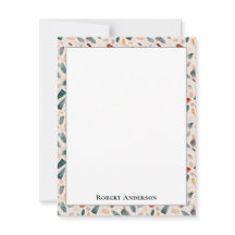Bunte Glas-Chips Terrazzo-Muster Rahmen