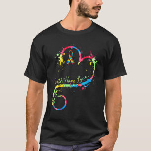Bunte Glaube Hoffnung Liebe Puzzle Band Autismus A T-Shirt