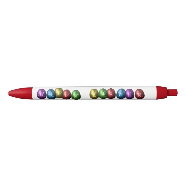 Bunte glückliche Ostereier Kugelschreiber (Vorderseite)