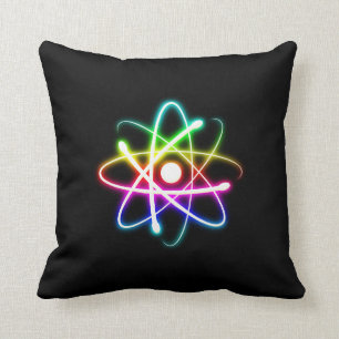 Bunte glühende Aussenseiter-Geschenke des Atom- Kissen