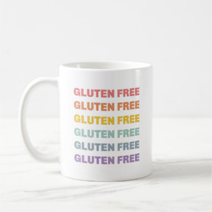 Bunte glutenfreie Tasse