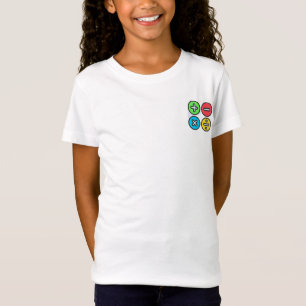 Bunte grundlegende Mathe-Symbole Illustration" T-Shirt