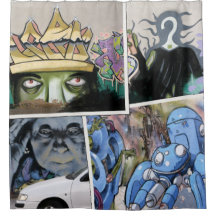 Bunte Grungy Straßen-Kunst-Collage