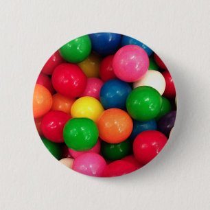 Bunte Gummi-Ball-Süßigkeit Button