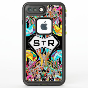 Bunte Hand gezeichnete abstrakte