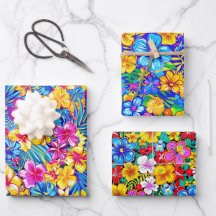 Bunte Hawaiianische Tropische Florale Palm Name