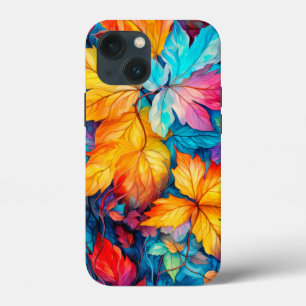 Bunte herabgefallene Herbstblätter Case-Mate iPhone Hülle