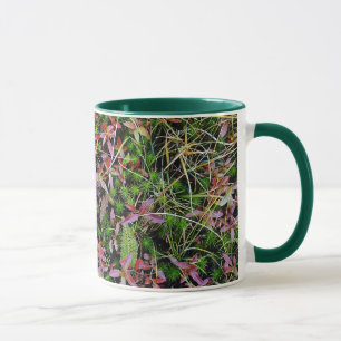Bunte Herbst-Bodendecke Tasse