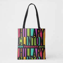 Bunte Hillary Clinton 2016 Taschen