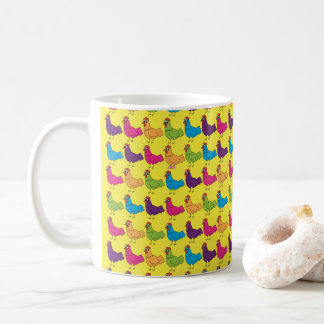 Bunte Huhn-Tasse Kaffeetasse