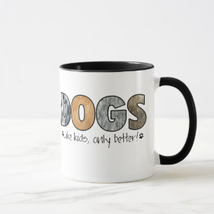 Bunte HundeTasse Tasse