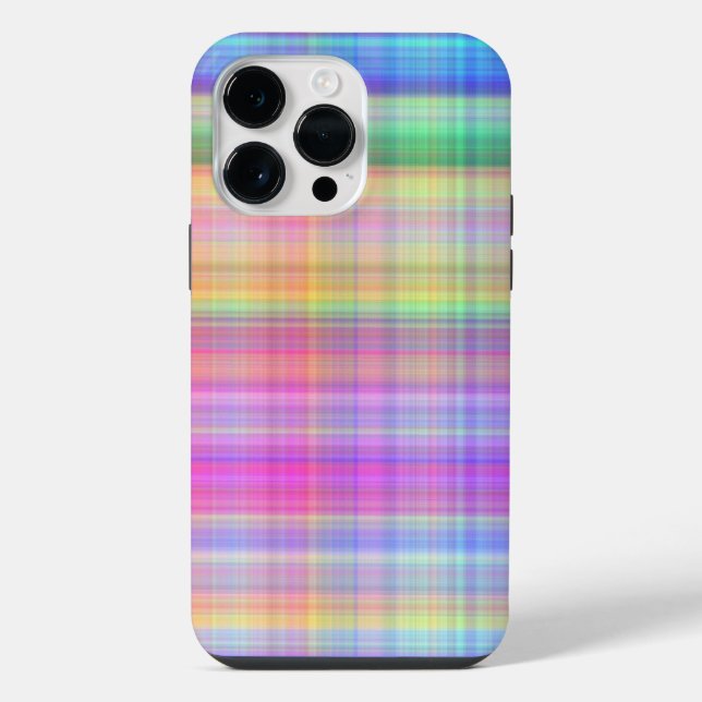 BUNTE KAROMUSTER iPhone 14 PRO MAX  HÜLLE (Rückseite)