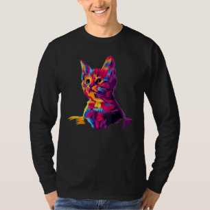 Bunte Kätzchen Für Katze  Katzenpapa Katzenmama 1 T-Shirt